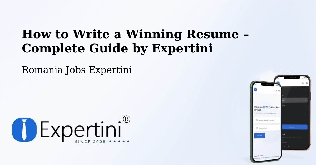 Resume Writing Guide for Job Seekers – Huşi - Huşi, Romania Jobs Expertini